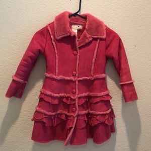 Widgeon girls faux fur coat.